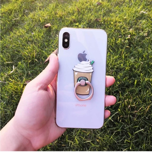 2PCS Starbucks Coffee Phone Rings - Picture 3 of 5